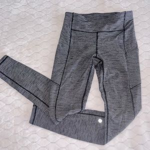 NWOT Lululemon Gray Leggings Size 6